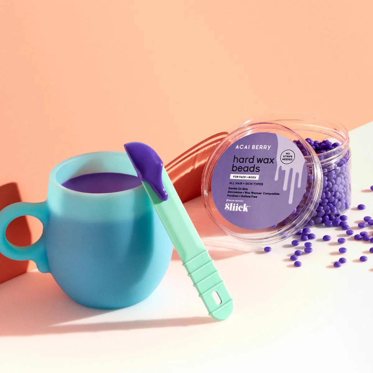 Kit Depilación Sliick At Home Microwave Waxing Kit 113 Gr